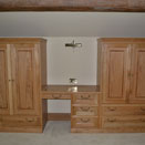 Handcrafted wardrobes and dressing table