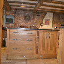 Bespoke oak kitchen cabinets